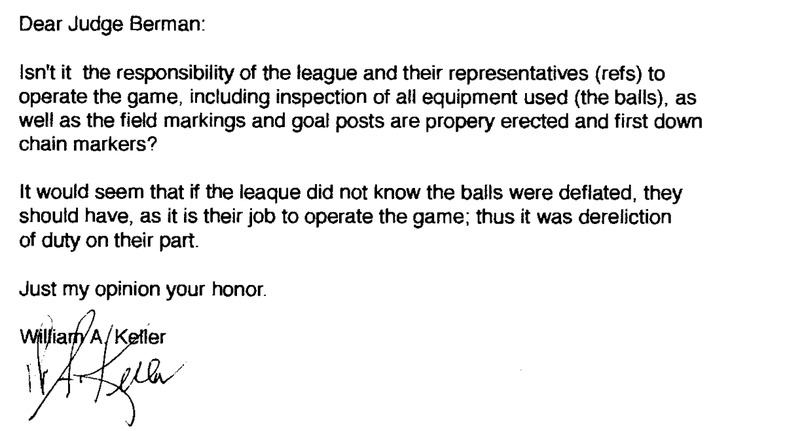 Illustration for article titled Here Are The Anti-NFL Letters Fans Sent The Ballghazi Judge